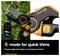 Les sécateurs Fiskars P981 en mode S pour les élagages rapides, montrant des coupes précises à pivot unique sur les petites branches et les tiges jusqu'à 18 mm (1/4 po).