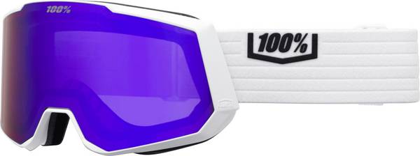 100percent 100percent SNOW - SNOWCRAFT XL Goggle Wh 51002-00003 Lunettes de sport blanc feminin