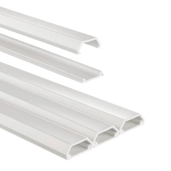Hama 00220981 Goulotte de câble  (L x l) 1 m x 21 mm 3 pc(s) blanc
