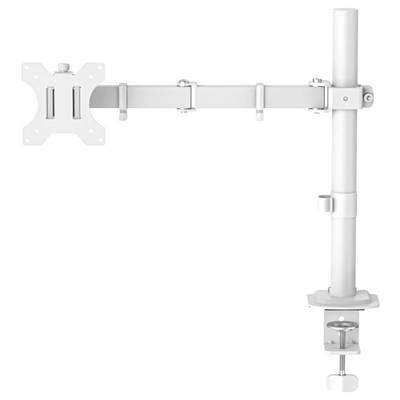Hama Support de table pour écran 1 Écran(s) 88,9 cm (35") blanc inclinable, réglable en hauteur, rotatif, mobile-1