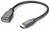 Câble adaptateur USB-C vers USB-A avec marque Hama, présenté sur fond blanc.