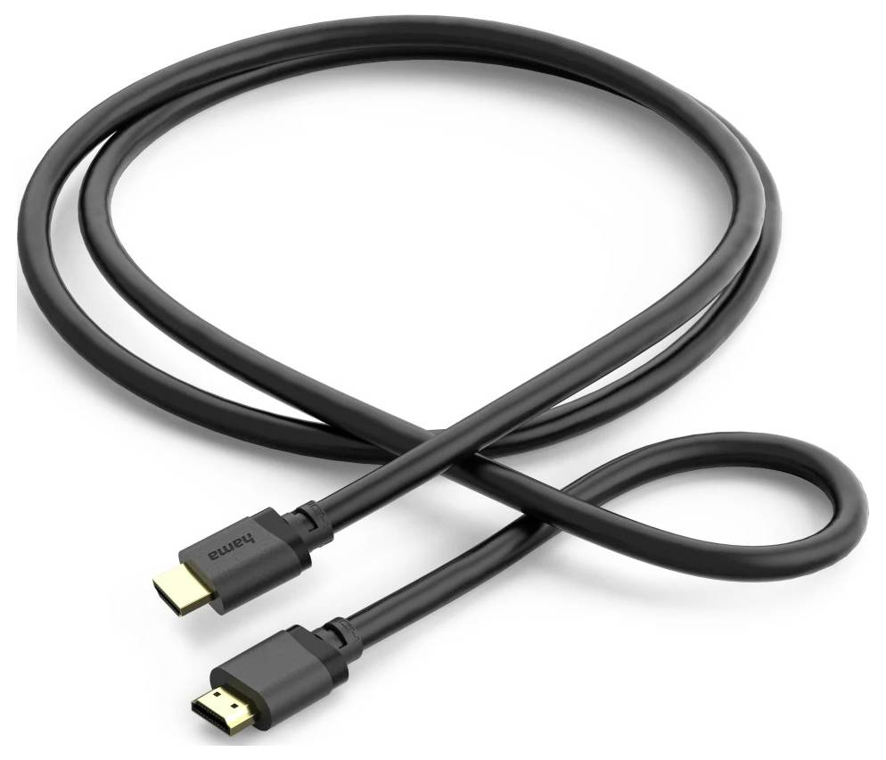 Câble de raccordement Hama HDMI Fiche mâle HDMI-A 2 m noir 00202031 8K UHD, eARC Câble HDMI-2