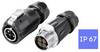 TRU COMPONENTS TC-15034272 Kit connecteur Connecteur étanche Nombre total de pôles: 4 1 pc(s)