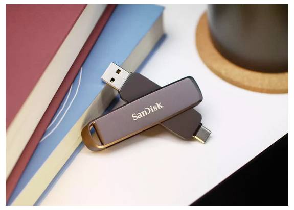 SanDisk Extreme Pro Clé USB 512 GB noir SDDDE1-512G-G46 USB 3.1 (Gen 1), USB-C®-4