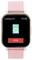 Écran de montre intelligente affichant « Recherche en cours » à 10:09, avec une icône de recherche et un bouton « ARRÊTER » rouge sur un affichage noir.