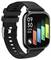 Montre intelligente noire avec bracelet noir, affichant 09:30 et 03/06 LUN sur un écran coloré de style fitness.