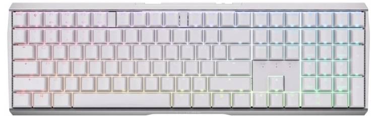 Cherry XTRFY MX Board 3.0 S Bluetooth Clavier allemand, QWERTZ blanc