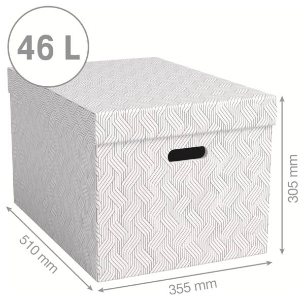 Cadre de rangement en feutre gris avec poignée en bois et trois emplacements pour stylos en façade, marque Leitz