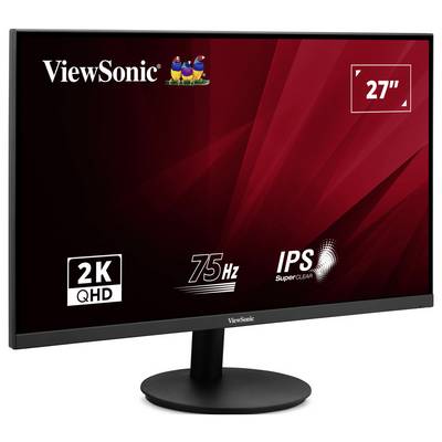 Moniteur ViewSonic 27 pouces avec affichage QHD 2K, 75Hz et fonctionnalités SuperClear IPS.
