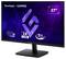 Moniteur de jeu ViewSonic affichant « 27" », QHD 2K, 180 Hz et temps de réponse de 1 ms sur un écran violet.