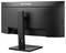 Vue arrière d'un moniteur d'ordinateur ViewSonic noir sur un socle rectangulaire.