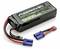 Batterie LiPo noire 5000mAh 4S 14.8V avec connecteurs et étiquette « ABSIMAX Green Horn » sur fond blanc.