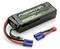 Batterie LiPo Black ABSIMA Greenhorn 4500mAh avec câbles rouges et noirs et connecteurs bleus sur fond blanc.