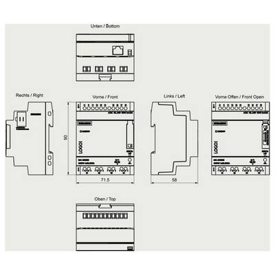 Siemens 6ED1052-2FB08-0BA3 Module de commande 115 V/AC, 115 V/DC, 230 V/AC, 230 V/DC-1