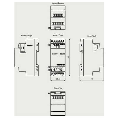 Siemens 6ED1055-1FB00-0BA3 API - Module d'extension 115 V/AC, 115 V/DC, 230 V/AC, 230 V/DC-1