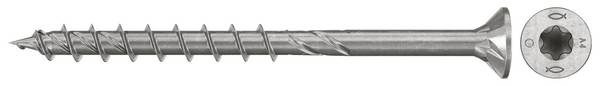 Fischer 574159  Vis agglo 6 mm 80 mm TX    acier inoxydable  100 pc(s)
