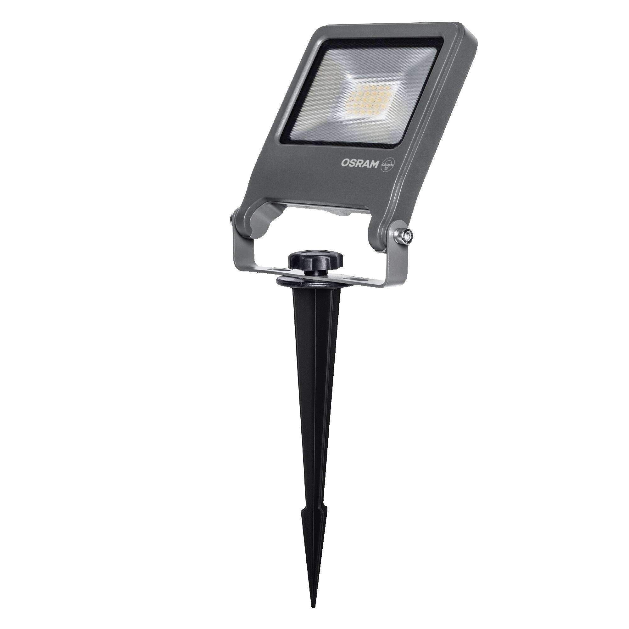 OSRAM HOMELIGHTING 4099854585852 ENDURA® Garden Flood Spike 20W 3000K Projecteur à LED de jardin Module LED LED intégrée-0