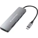 Conceptronic Station d'accueil USB-C® DONN11G 6-in-1 USB 3.2 Gen 1 Docking Sta avec fonction de chargement, alimentation