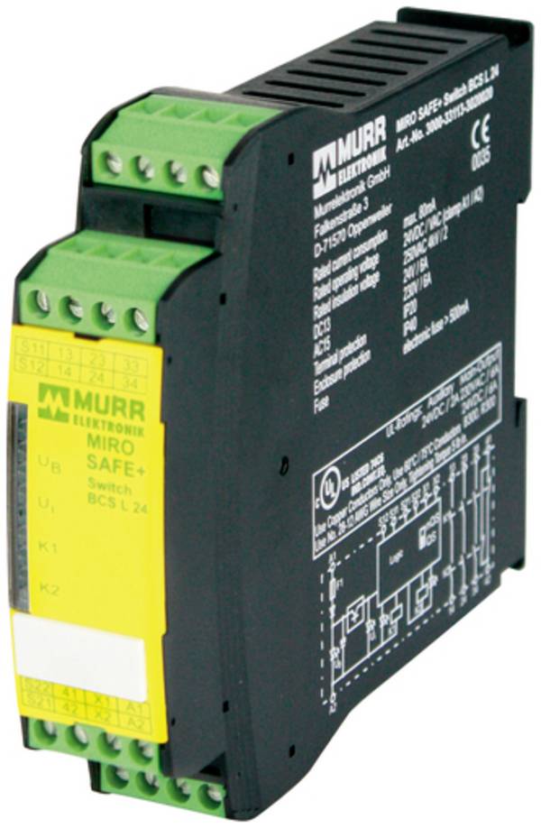 Murrelektronik MIRO SAFE+ Switch BCS L 24 3000-33113-3020020 Relais de surveillance