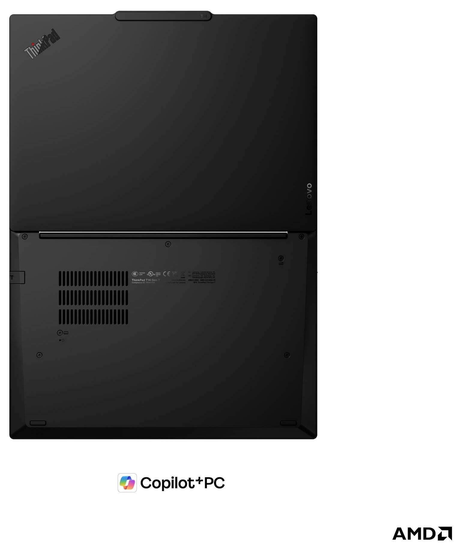 Lenovo Notebook 21WV001YGE 35.6 cm (14 pouces) WUXGA AMD Ryzen AI 5 Pro 440 16 GB RAM 512 GB SSD allemand, QWERTZ AMD AM-14