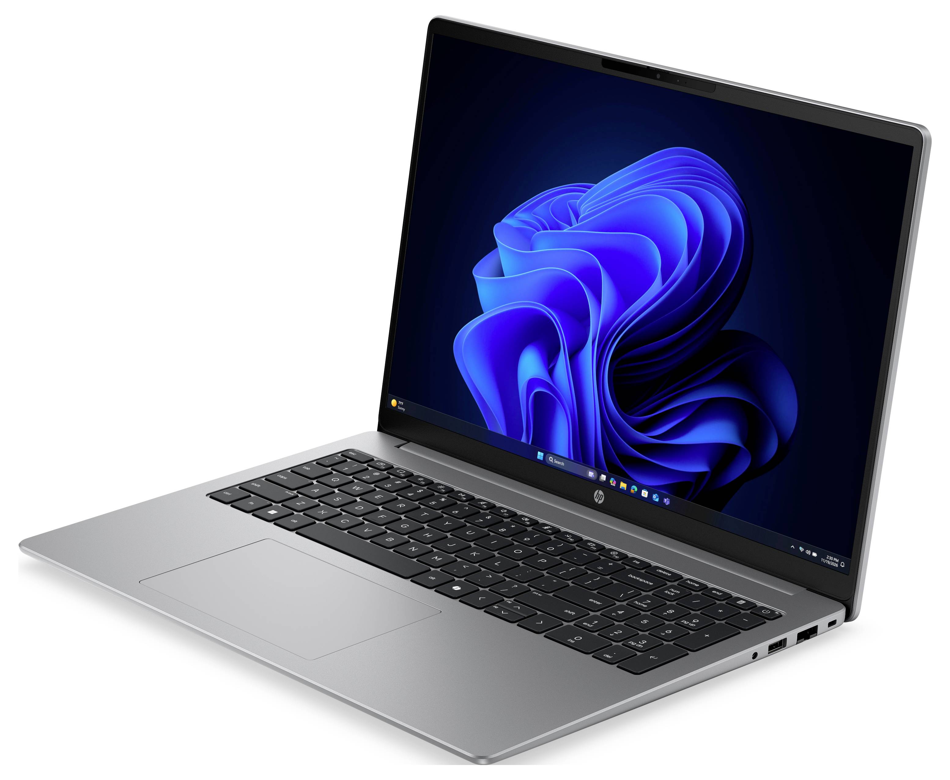 HP Notebook 40.6 cm (16 pouces) WUXGA 220 16 GB RAM 512 GB SSD allemand, QWERTZ AMD AMD Radeon Graphics argent D82WQET-9