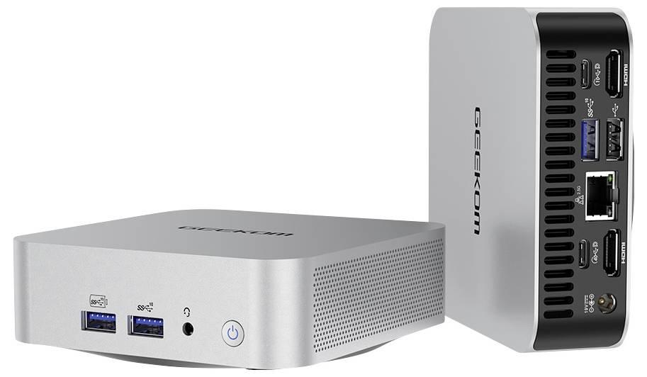 GEEKOM Mini-PC (HTPC) A6 AMD Ryzen 7 6800 4.7 GHz 16 GB RAM 1 TB SSD AMD Radeon 680M Win 11 Pro Mini A6-1, AMD Ryzen 7 6-0
