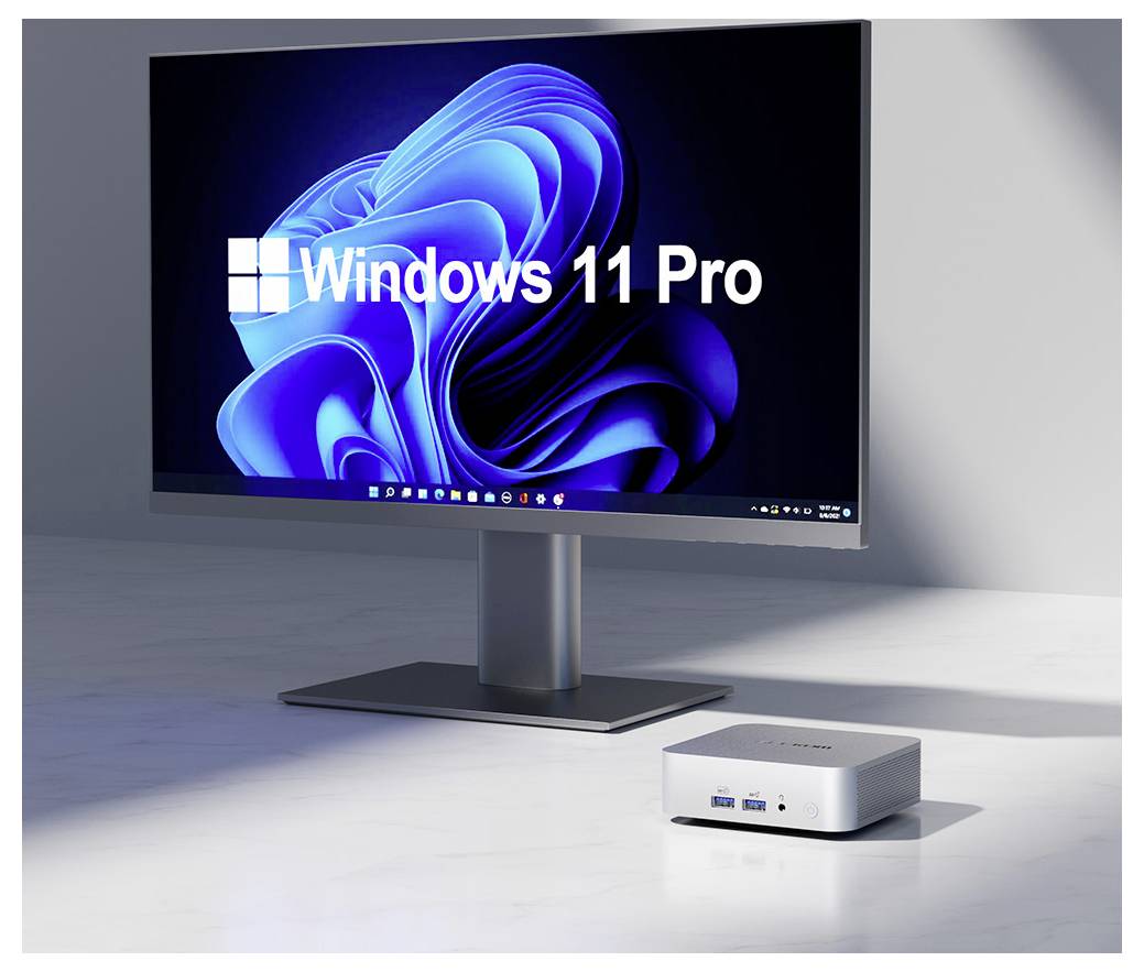 GEEKOM Mini-PC (HTPC) A6 AMD Ryzen 7 6800 4.7 GHz 16 GB RAM 1 TB SSD AMD Radeon 680M Win 11 Pro Mini A6-1, AMD Ryzen 7 6-10