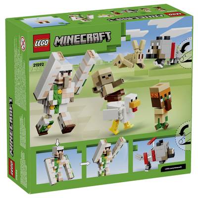 21592 LEGO® MINECRAFT Attaque du cavalier de poulet dans le désert; kit de construction avec des figurines mobiles en pi-1