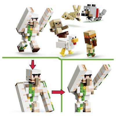 21592 LEGO® MINECRAFT Attaque du cavalier de poulet dans le désert; kit de construction avec des figurines mobiles en pi-6