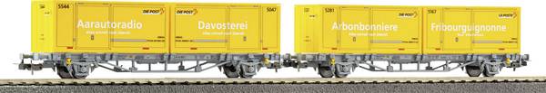 PIKO 27748 Wagons porte-conteneurs CC