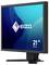 Moniteur informatique EIZO 21 pouces, 54 cm affiché dans une image de style emballage produit, avec logo sur un écran bleu.