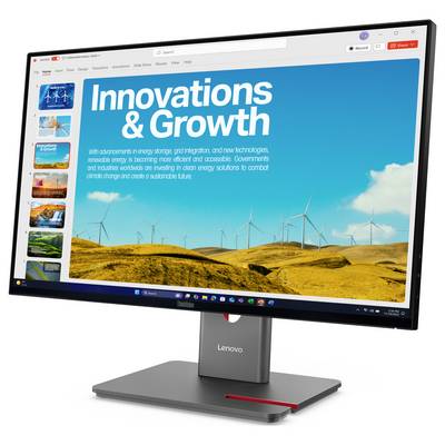 Moniteur LCD Lenovo ThinkVision CEE D (A - G) 60.5 cm 23.8 pouces 2560 x 1440 pixels 16:9 6 ms IPS LCD-1