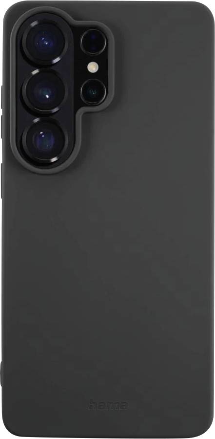 Étui pour smartphone gris foncé avec découpe surélevée pour triple caméra en haut à gauche.