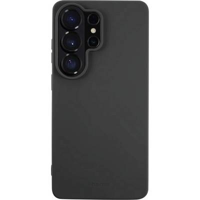 Étui pour smartphone gris foncé avec découpe surélevée pour triple caméra en haut à gauche.