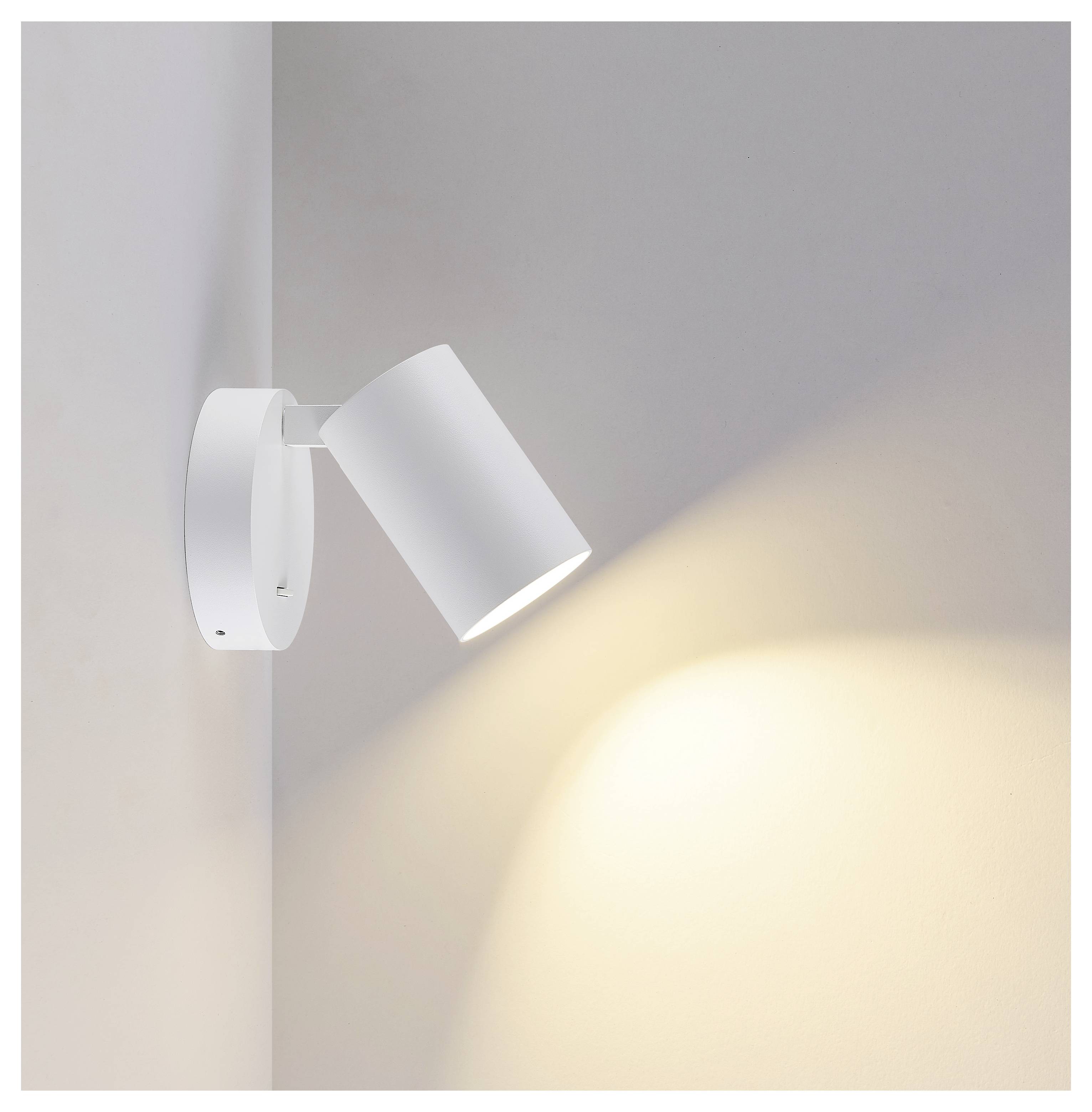 Deko Light Can Tilt Round Base 341349 Applique GU10 7.5 W blanc (RAL 9003)-3