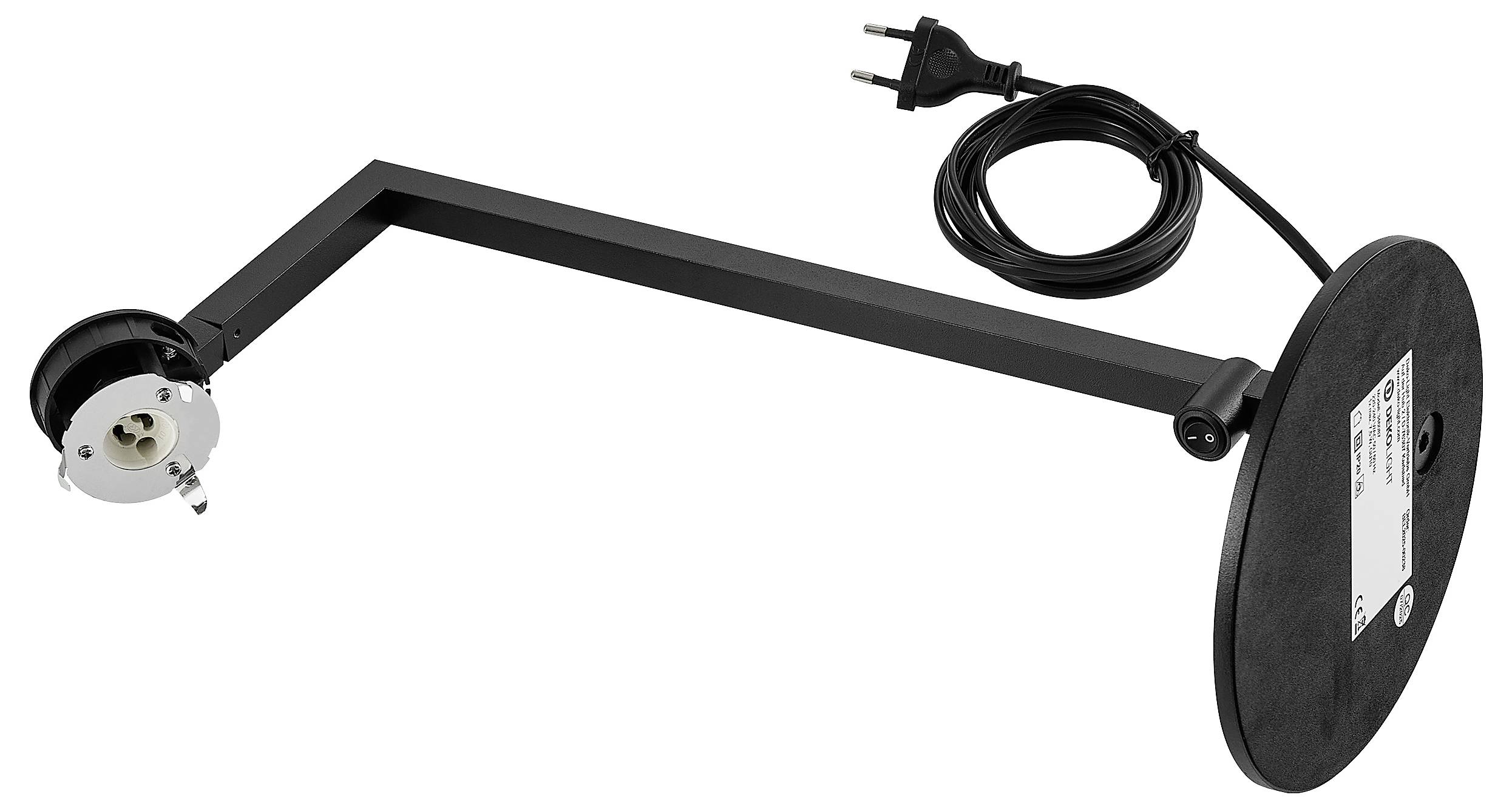 Deko Light Can Tilt Base 346089 Lampe de table GU10 7.5 W noir profond (RAL 9005)-3