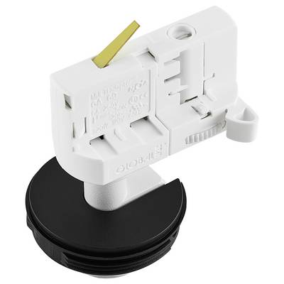 Deko Light Can Base Eclairage sur rail triphasé GU10 7.5 W blanc de sécurité (RAL 9003)-2
