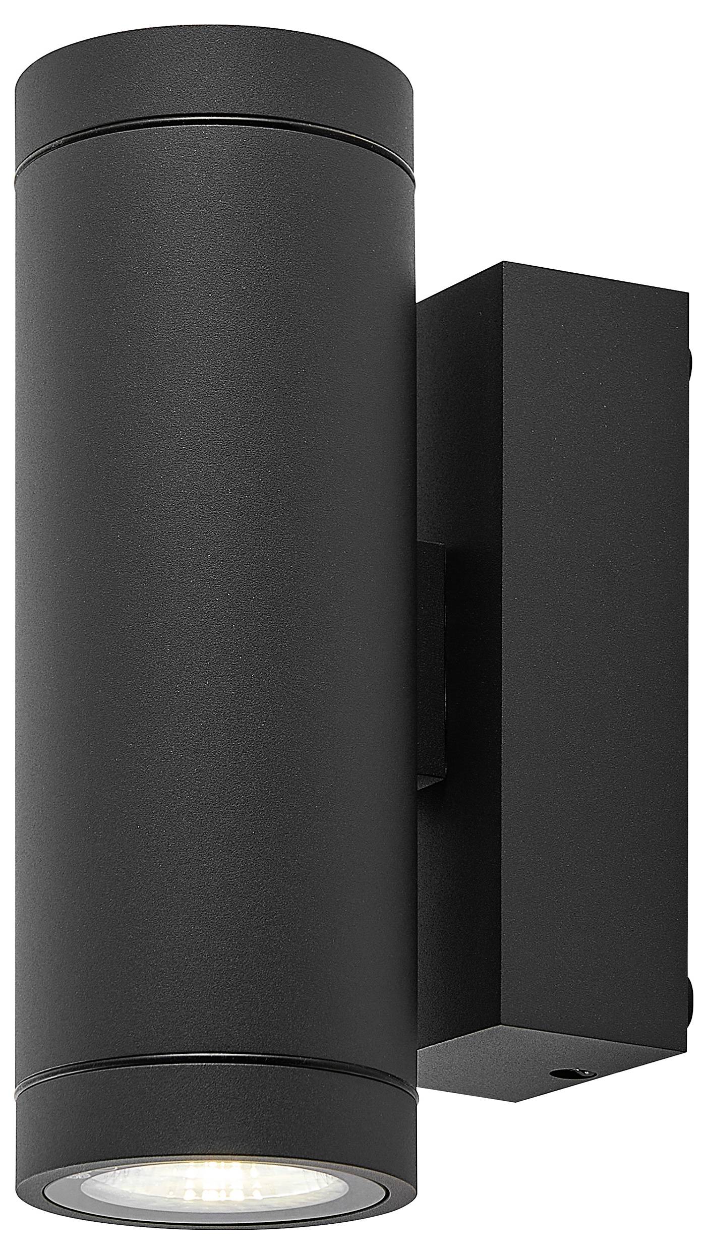 Deko Light ShoreLine Pro Round Up+Down 731221 Luminaire mural en saillie 7.5 W LED gris graphite (RAL 7024)-1