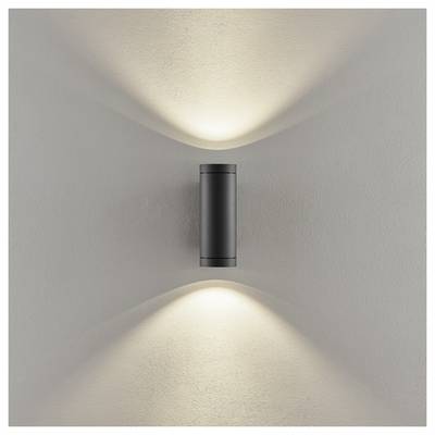 Deko Light ShoreLine Pro Round Up+Down 731221 Luminaire mural en saillie 7.5 W LED gris graphite (RAL 7024)-4
