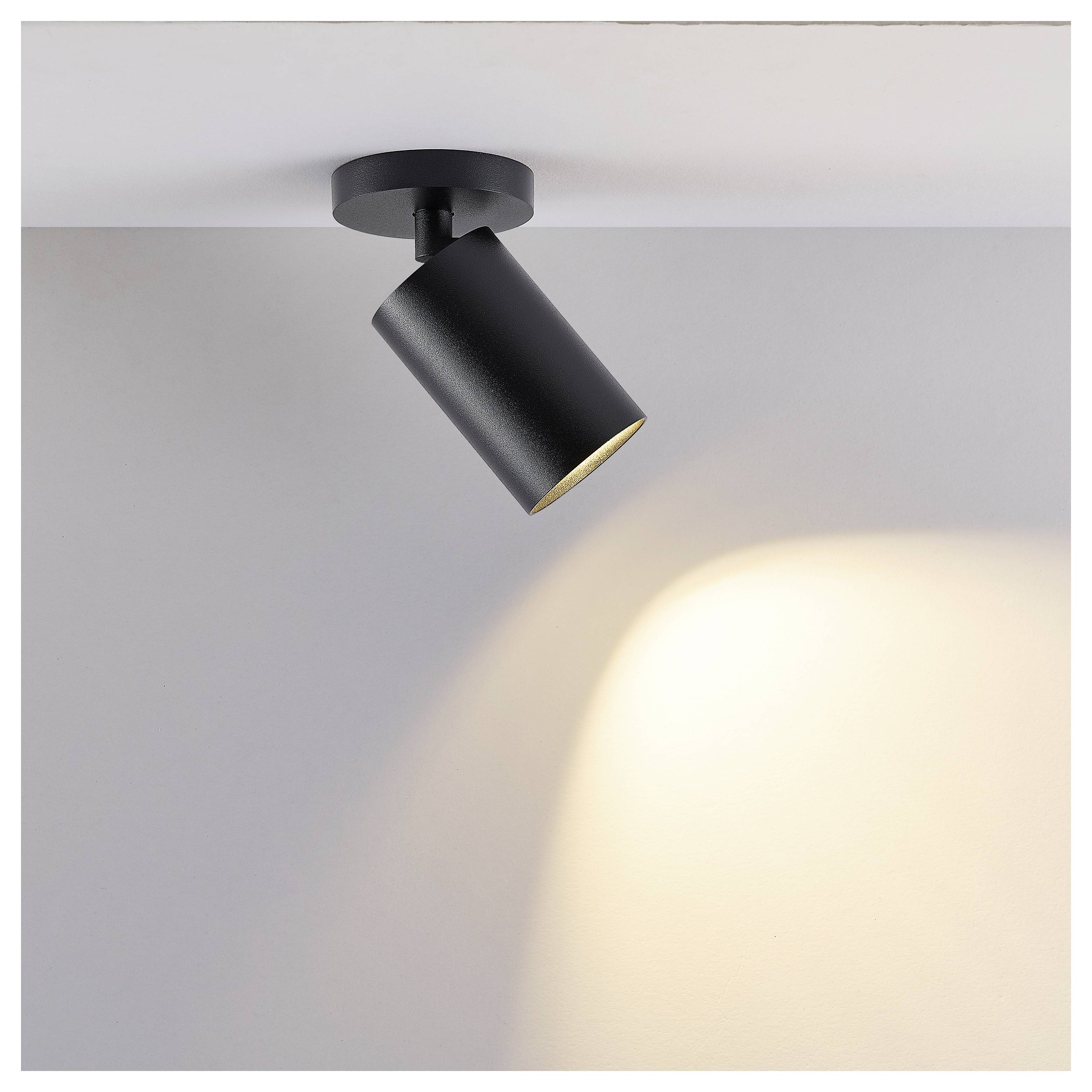Deko Light Can Spot 931054 Boîtier ; cache en verre noir profond (RAL 9005)-3