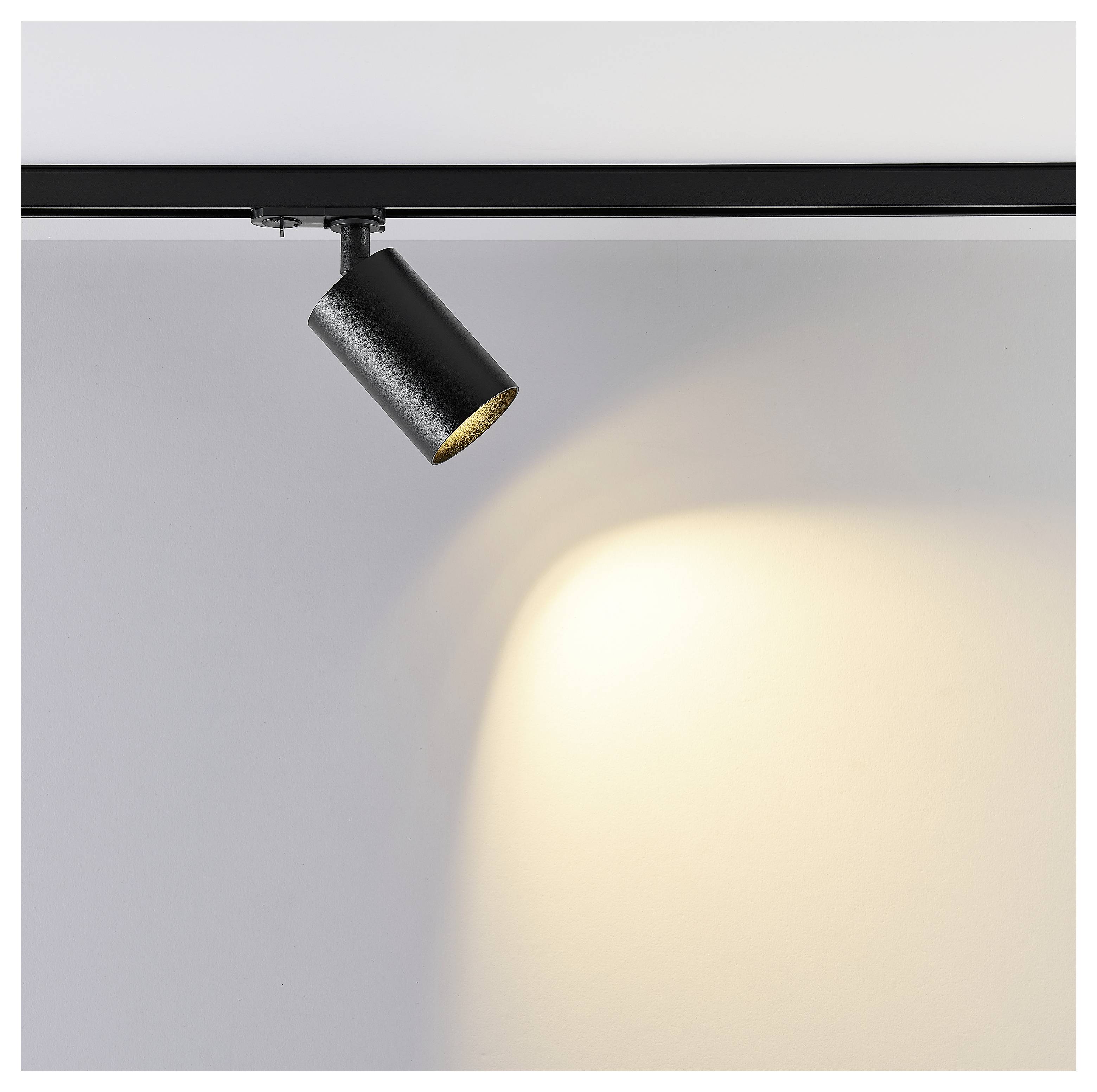Deko Light Can Base 707250 Eclairage sur rail monophasé GU10 7.5 W noir profond (RAL 9005)-3