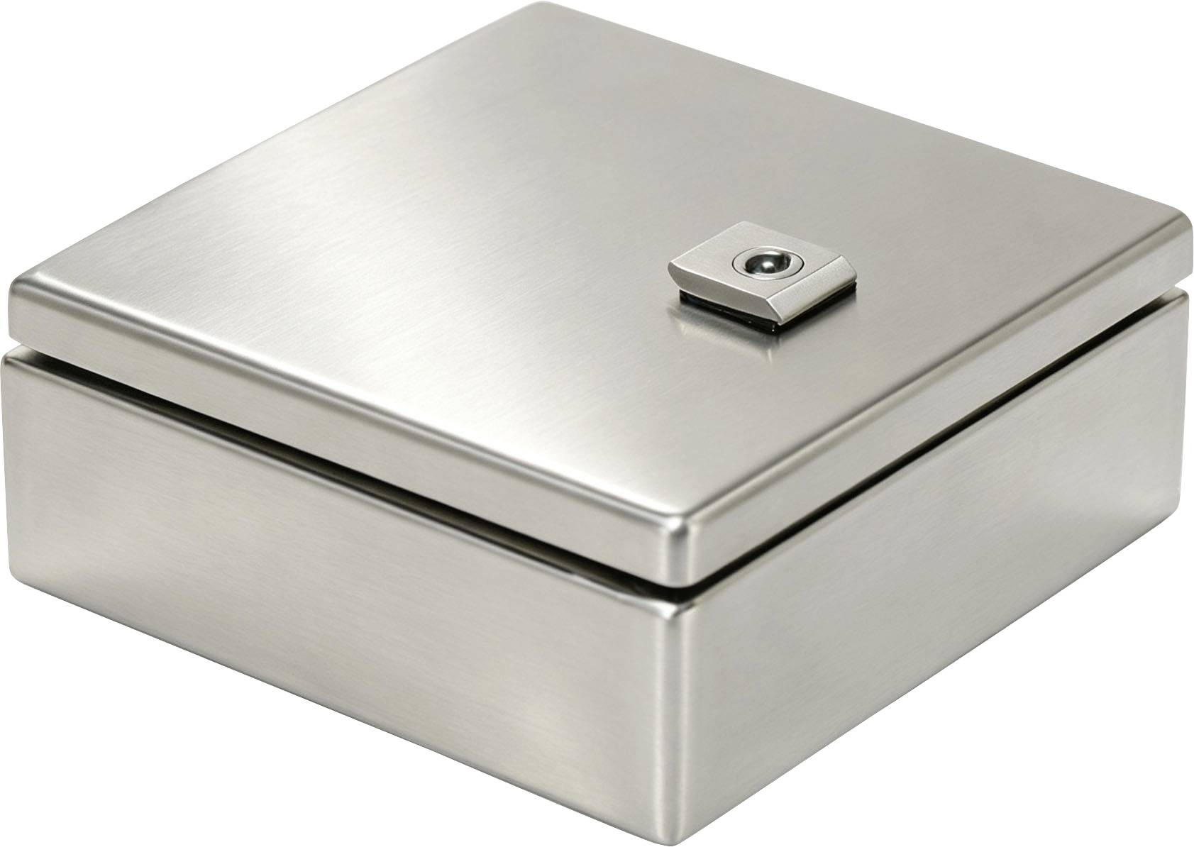 TRU COMPONENTS TC-SS202008 Armoire de commande 200 x 200 x 80 acier inoxydable gris clair 1 pc(s)