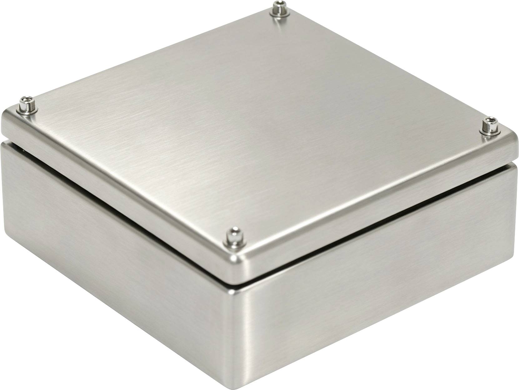 TRU COMPONENTS TC-SSH202008 Boîtier de connexion 200 x 200 x 80 acier inoxydable gris clair 1 pc(s)