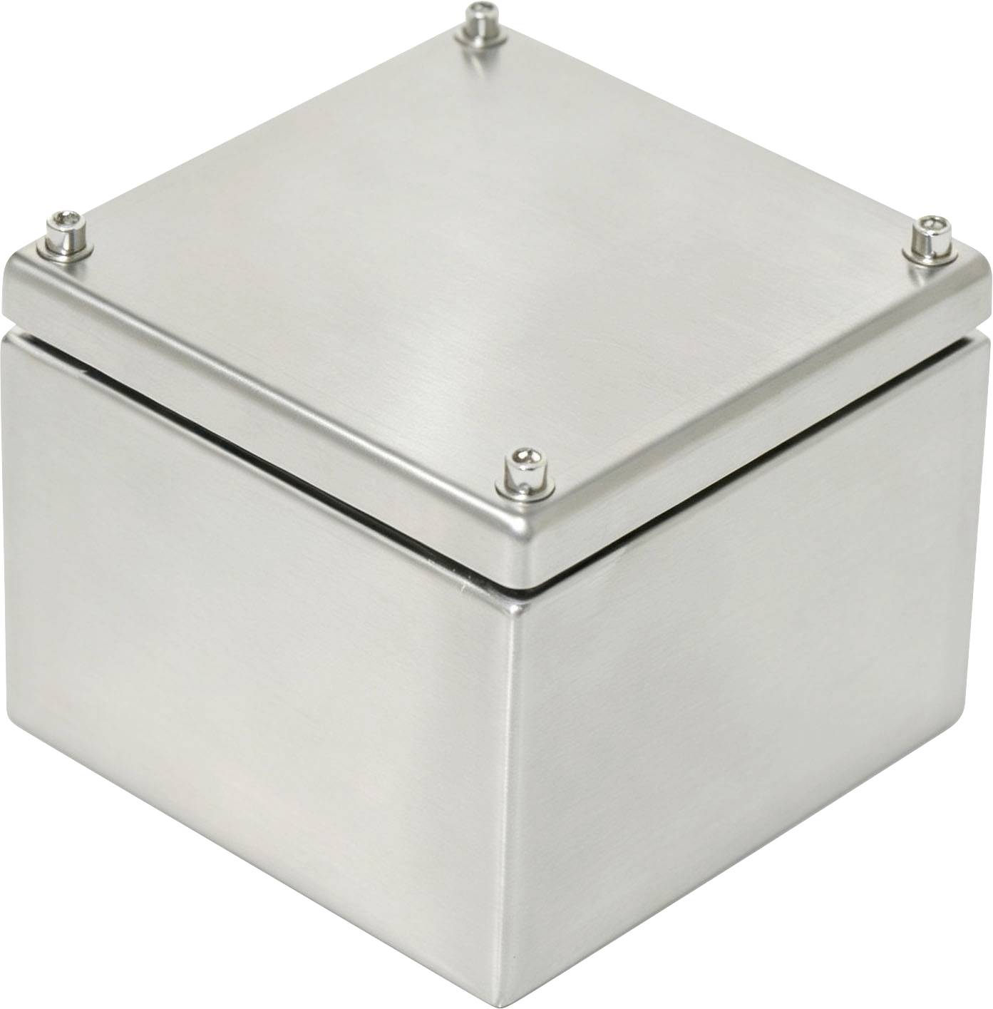 TRU COMPONENTS TC-SSH151512 Boîtier de connexion 150 x 150 x 120 acier inoxydable gris clair 1 pc(s)