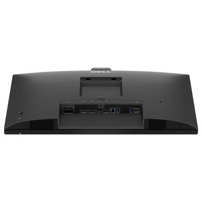 Vue arrière d'un moniteur Dell montrant les ports arrière et le support de montage.