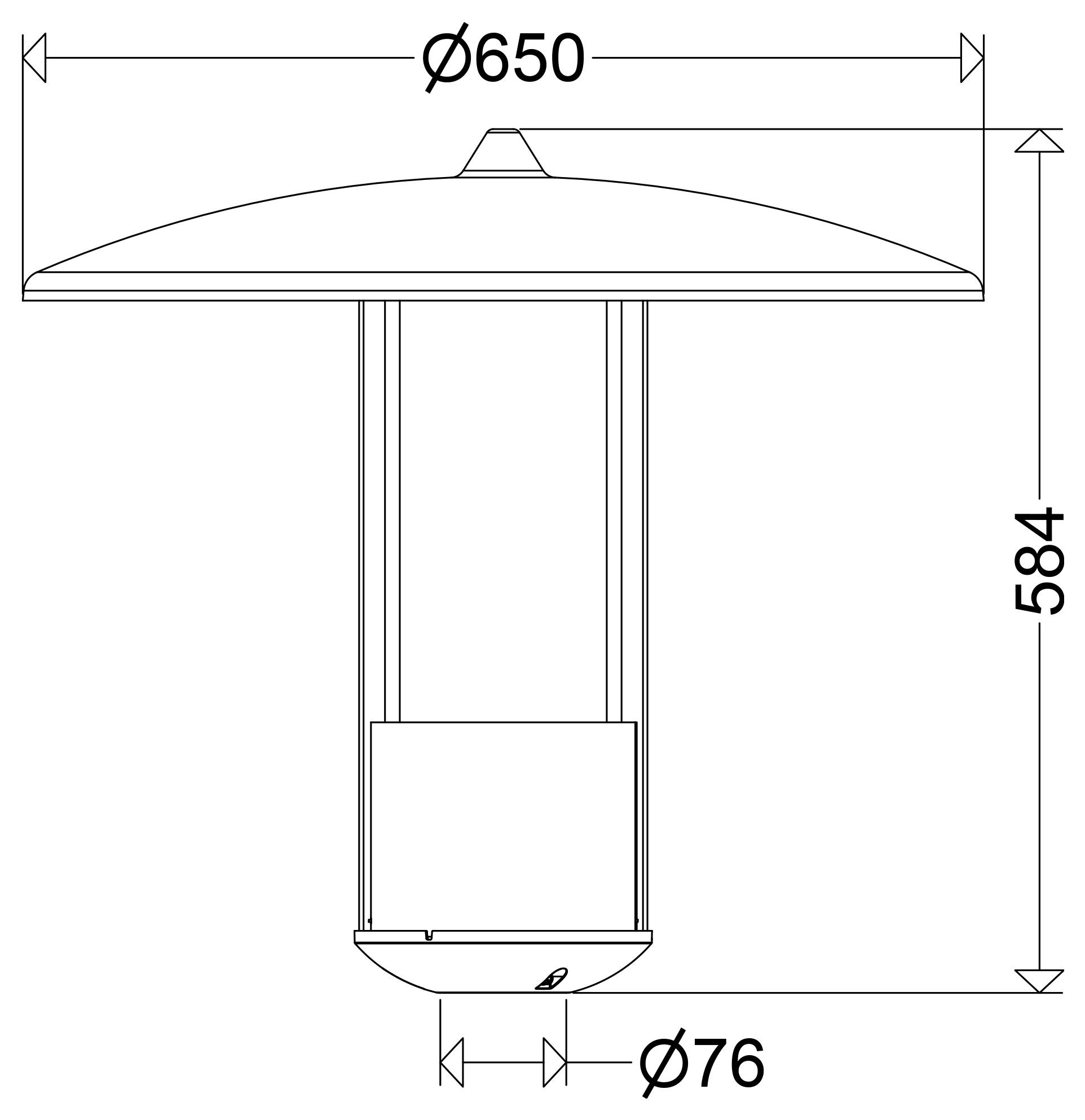 Schuch 553 0801R G2 553000007 Applique LED LED 9 W gris-1