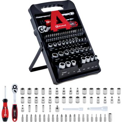 Einhell 372450 Jeu d'embouts 61 pièces vis à fente, PH, PZ, TORX® intérieur-0