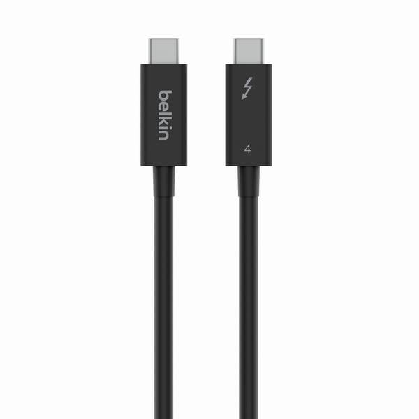 Belkin Câble USB-C  Thunderbolt™ 4 Fiche mâle Thunderbolt® (USB-C™) 2 m noir 8K UHD INZ002bt2MBK