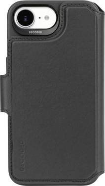Decoded Decoded Leather Detachable Wallet iPhone Boîtier rabattable Apple iPhone 16e   D25IPOSEDW6BK