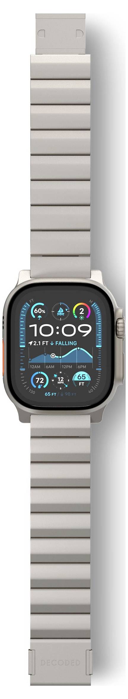 Decoded Decoded Titanium Strap for Apple Watch U Dragonne titane-3